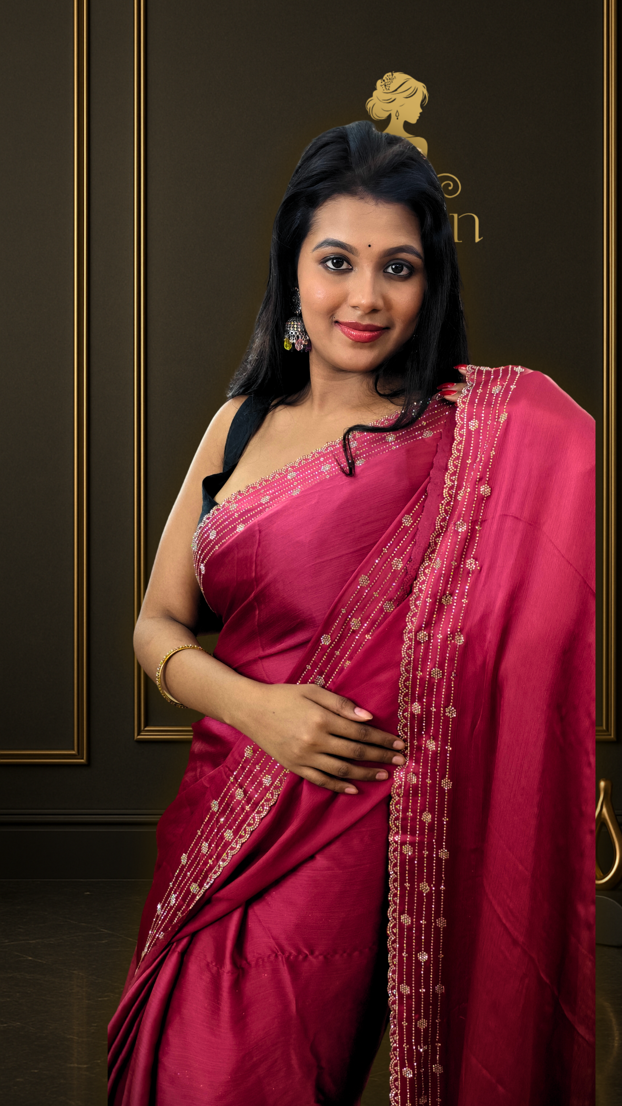 Velvet Aura Fendy Saree