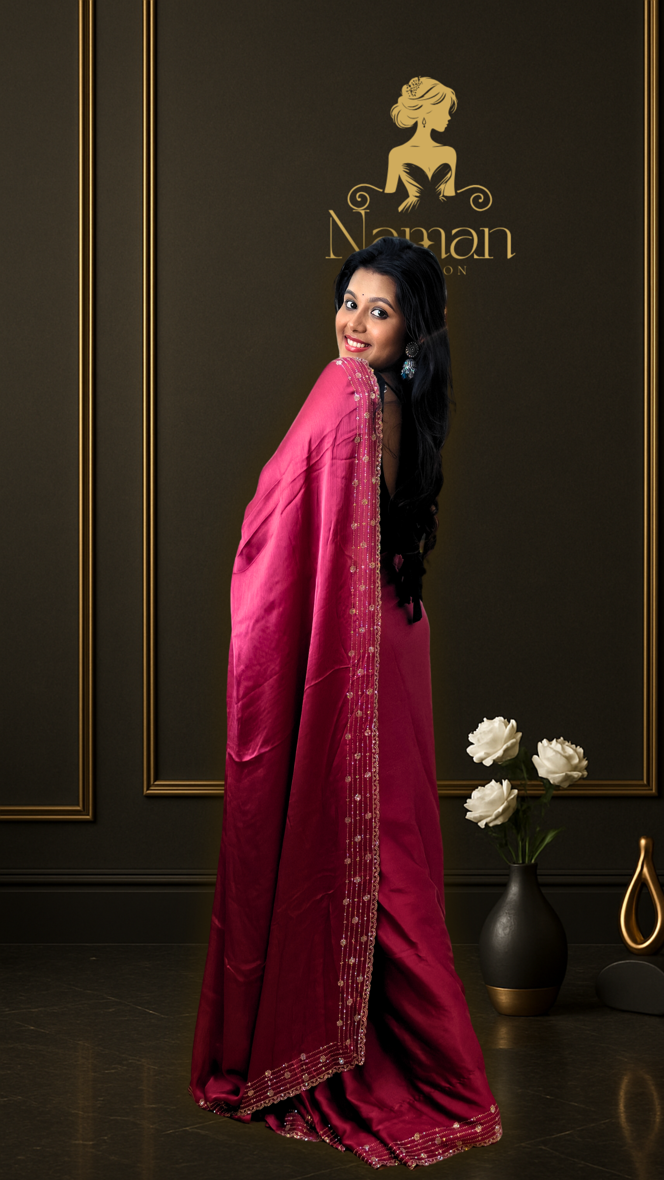 Velvet Aura Fendy Saree