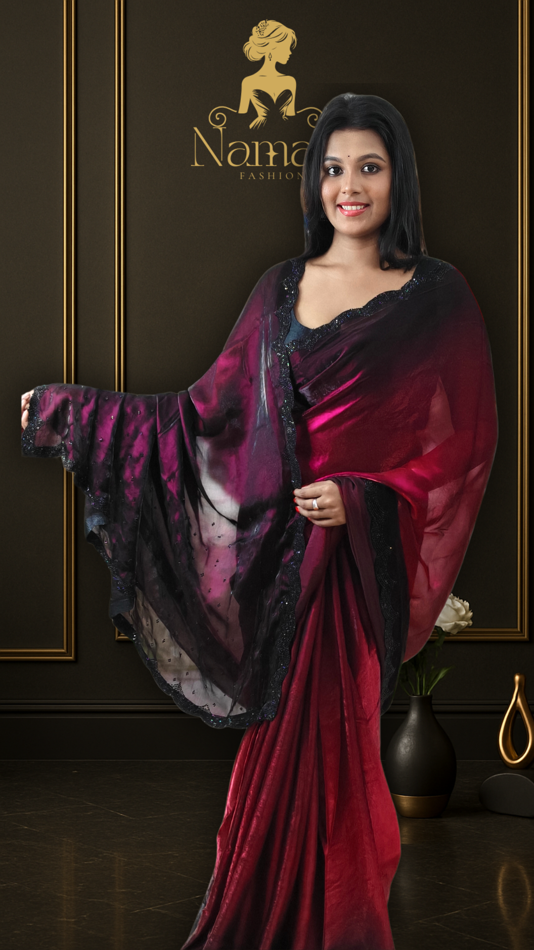 Ombre Aura Fendy Saree