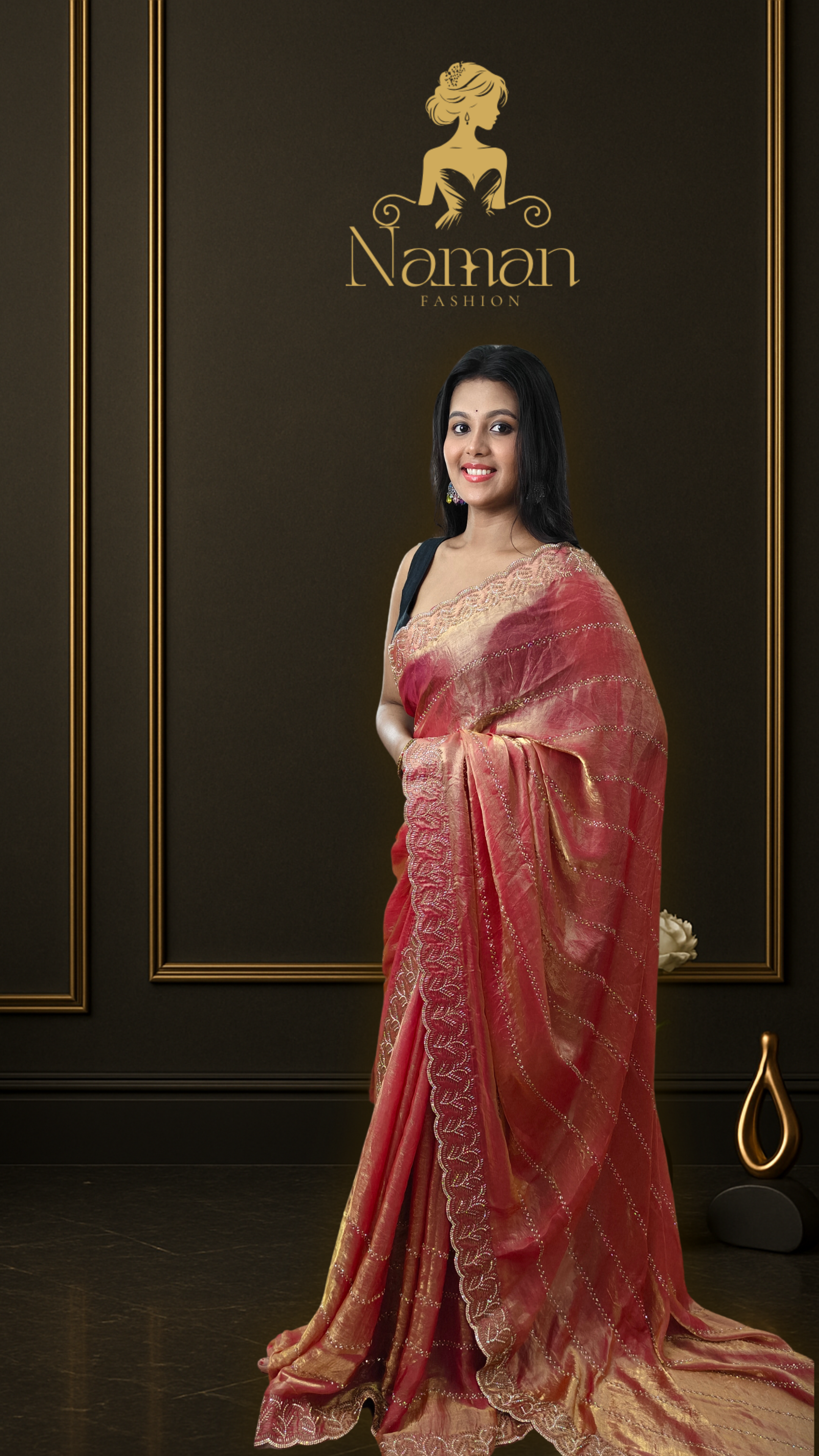 Rose Aurelia Fendy Saree