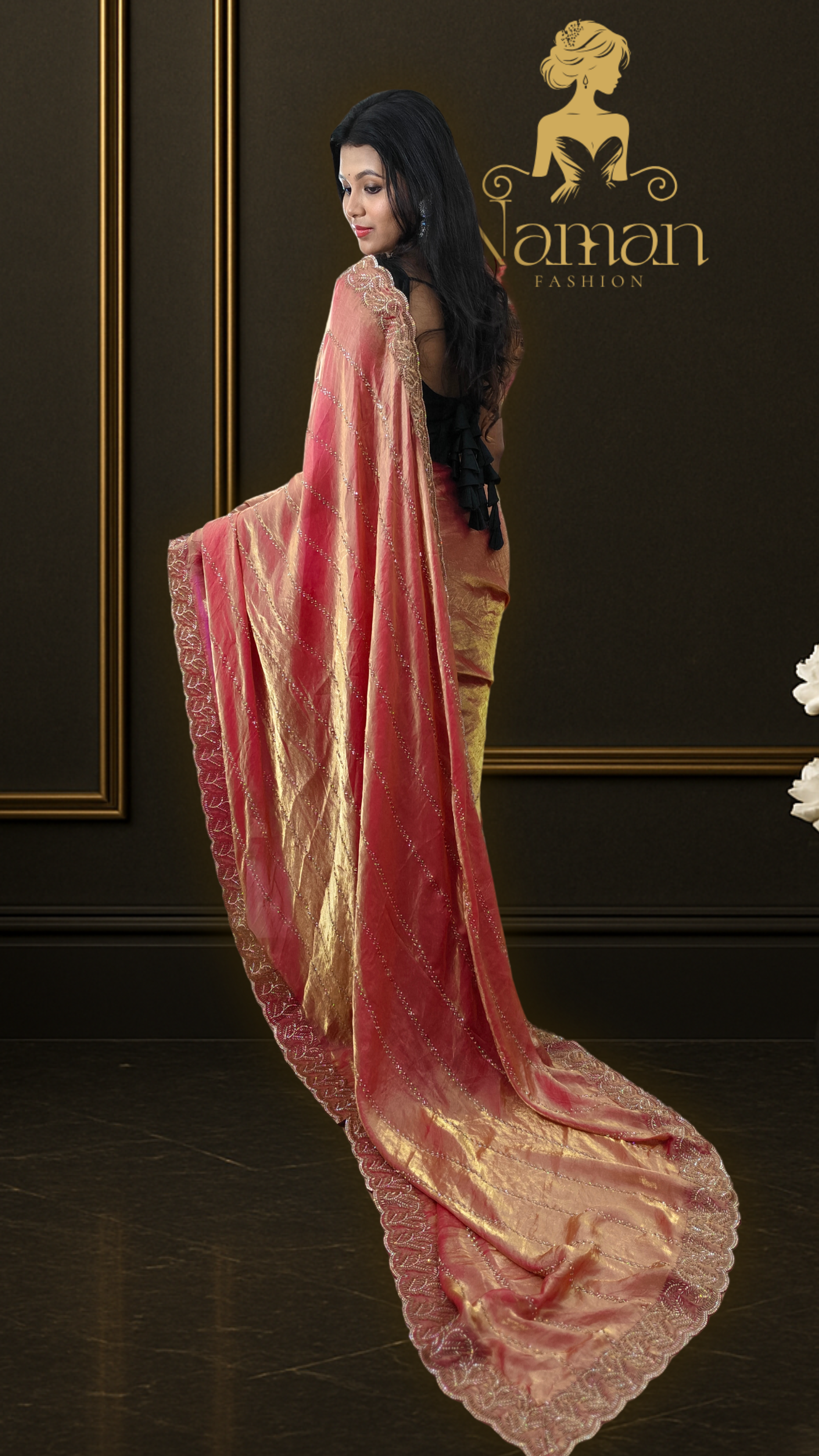 Rose Aurelia Fendy Saree