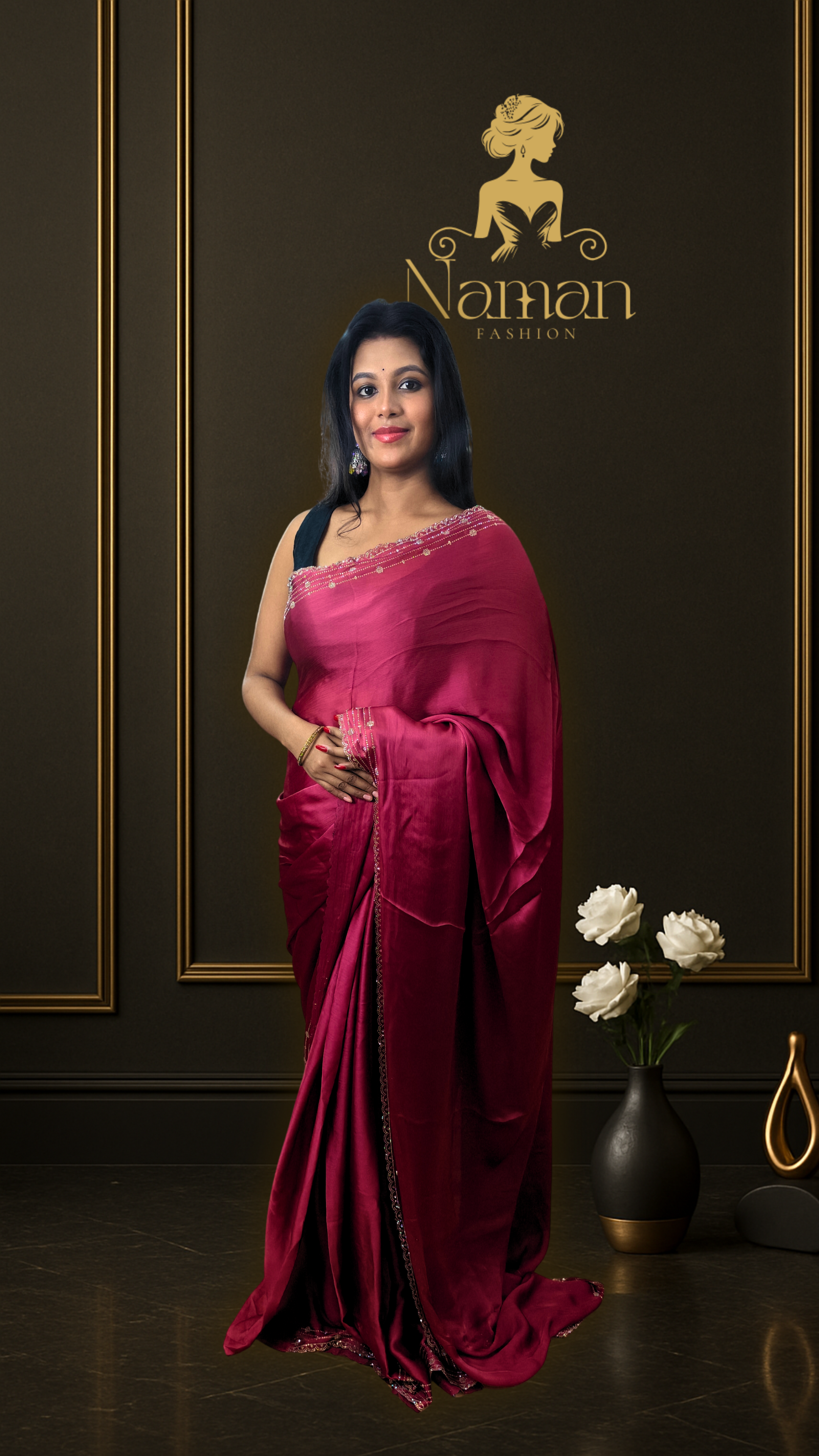 Velvet Aura Fendy Saree