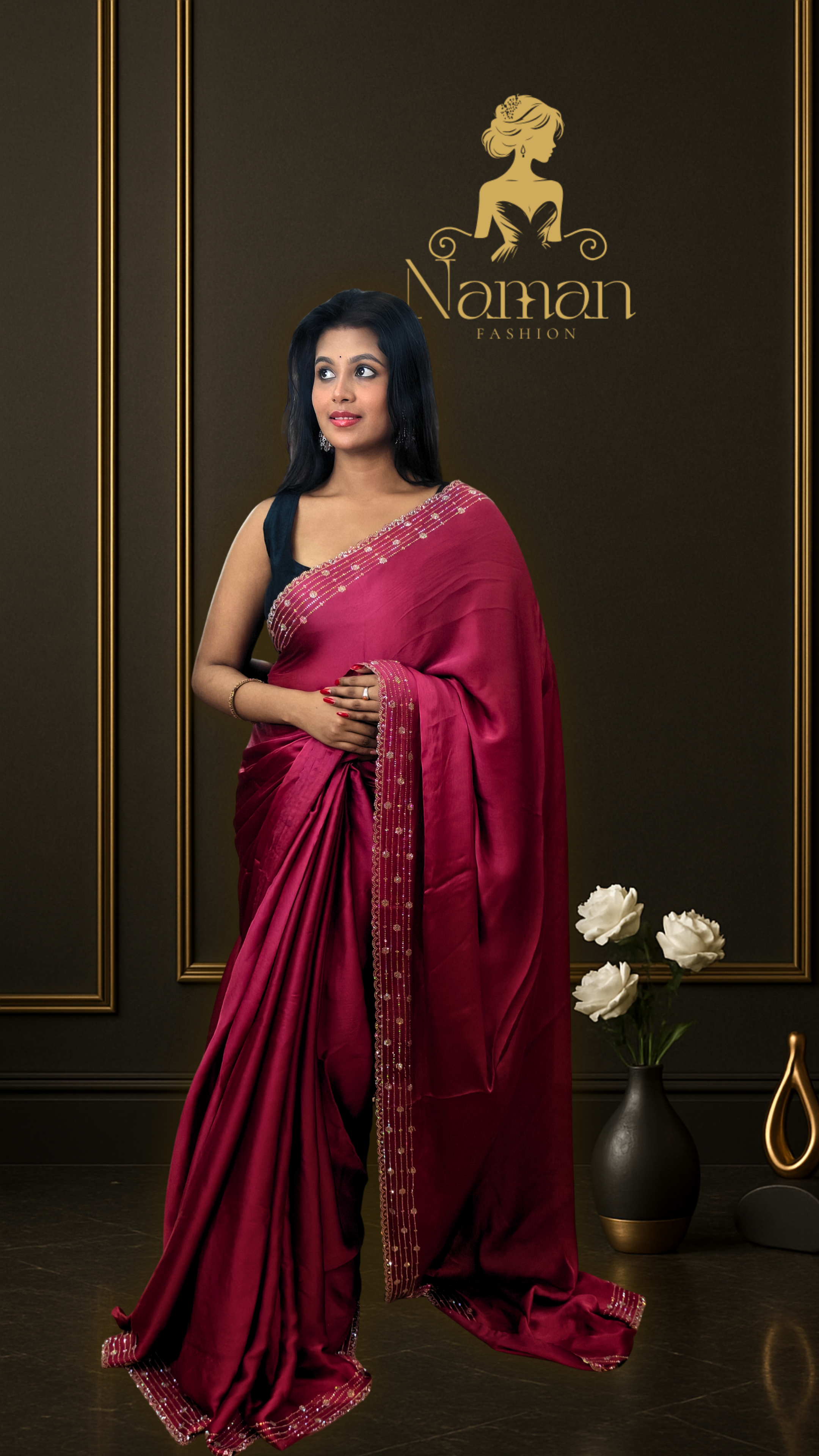 Velvet Aura Fendy Saree