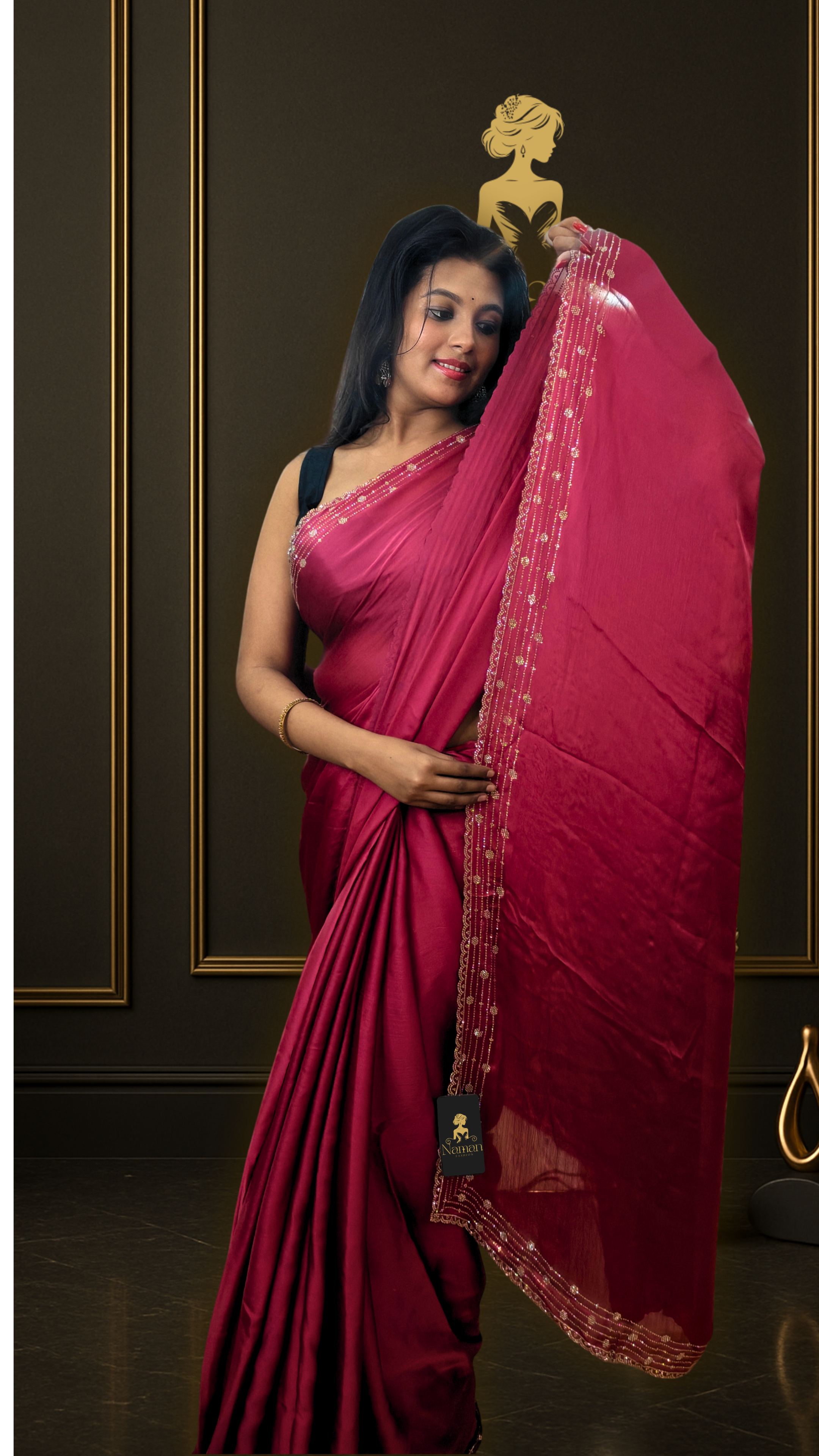 Velvet Aura Fendy Saree